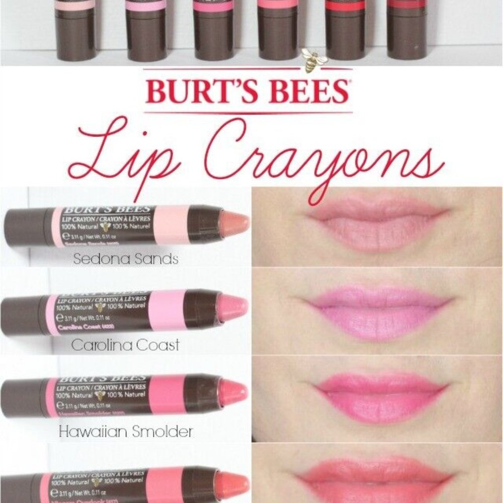 Burt's Bees Lip Crayon Choose Shade: Redwood Forest / Hawaiian Smolder / Sedona - Picture 6 of 8